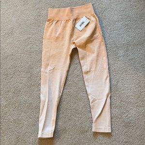 AYBL- Pulse Ombré Seamless Leggings- Light Orange